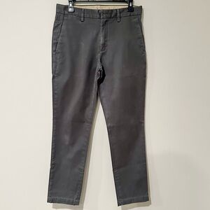 Banana Republic Slim Chino Pants Gray Men’s 30x30 Casual Work Stretch GUC